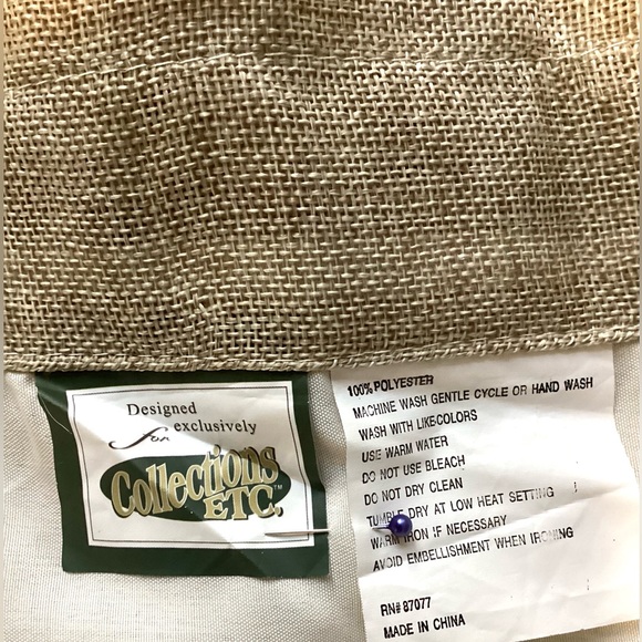 Collection etc 2 pieces beautiful valances 14 1/2”x 57 1/2” - Picture 4 of 4